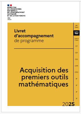 Acquisition des premiers outils mathématiques