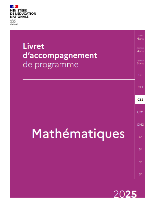 Livret d'accompagnement des programmes CE2
