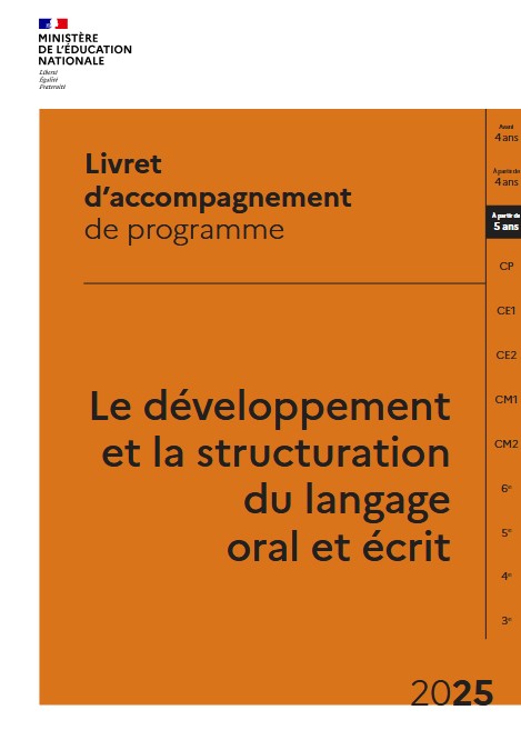 Le développement et la structuration du langage oral et écrit après 5 ans